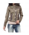 Jeansstyle-Jacke sand