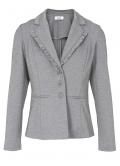 Jersey-Blazer grau-melange