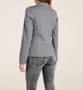 Jersey-Blazer grau-melange