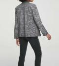 Jersey-Druckblazer grau