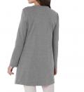 Jersey-Longblazer grau-melange