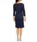 Jerseykleid marine-eisblau-bedruckt