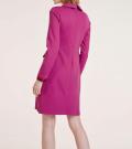 Jerseykleid mit Brosche pink