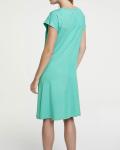 Jerseykleid mit Spitze jade