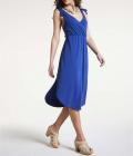 Jerseykleid royalblau