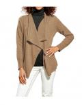 Kaschmir-Strickjacke camel