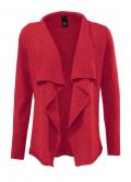 Kaschmir-Strickjacke rot