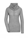 Kaschmirpullover grau-melange