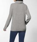 Kaschmirpullover grau-melange