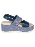 Keilsandalette blau-denim