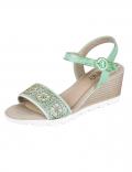 Keilsandalette mint