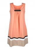 Kleid apricot-beige Gr. 36