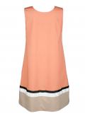 Kleid apricot-beige Gr. 36