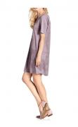 Kleid mauve Gr. 44