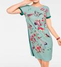 Kleid mint-bunt