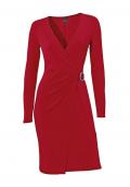 Kleid mit Schnalle rot