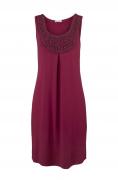 Kleid mit Spitze bordeaux