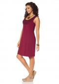 Kleid mit Spitze bordeaux