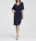 Kleid mit Strass marine Gr.46