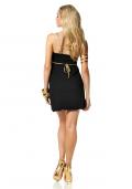 Kleid schwarz-gold Gr. 34