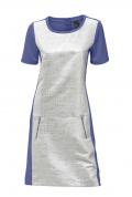 Kleid silber-blau Gr.36