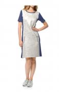 Kleid silber-blau Gr.36