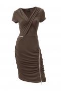 Kleid taupe Gr. 38