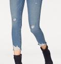 Kopie von Marken-Super-Skinny-Jeans SERENA blau-used Gr. 29