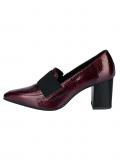 Lackleder-Pumps bordeaux