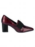 Lackleder-Pumps bordeaux