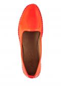 Lackleder-Slipper neonorange