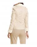 Lammfell-Look-Jacke sand-creme