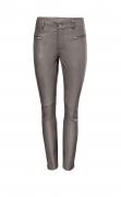 Lammnappaleder-Hose taupe