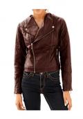 Lammnappalederjacke bordeaux