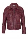 Lammnappalederjacke bordeaux