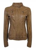 Lammnappalederjacke cognac