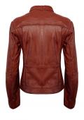 Lammnappalederjacke rot