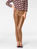 Lammnappalederleggings cognac Gr. 34