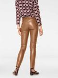 Lammnappalederleggings cognac Gr. 34