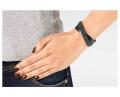 Leder-Armband grau