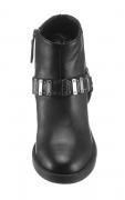 Leder-Bikerboots schwarz