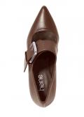 Leder-Pumps cognac