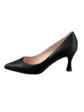 Leder-Pumps schwarz