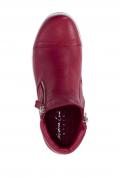 Leder-Stiefelette rot