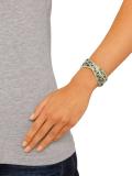 Leder-Wickelarmband mint