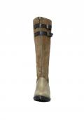 Lederstiefel hellbraun-beige