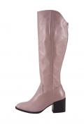 Lederstiefel mauve