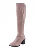 Lederstiefel mauve