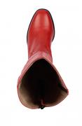 Lederstiefel rot