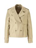 Leinen-Kurzjacke sand-gold